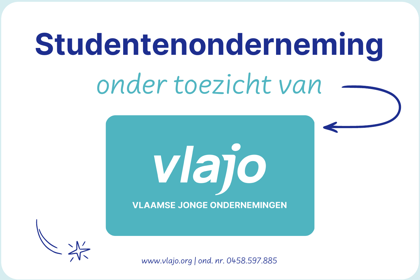 Vlajo-button: studentenonderneming onder toezicht van Vlajo
